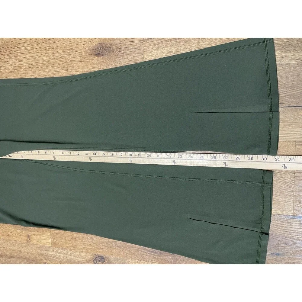 Athleta Elation Split Flare Pant Black High Rise Yoga Leggings